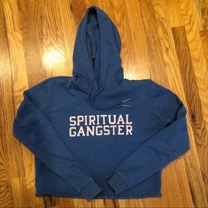 Spiritual Gangster Crop Hoodie